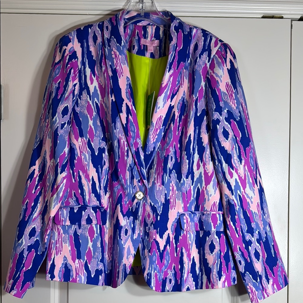 Lilly Colorful Patterned Women's Blazer